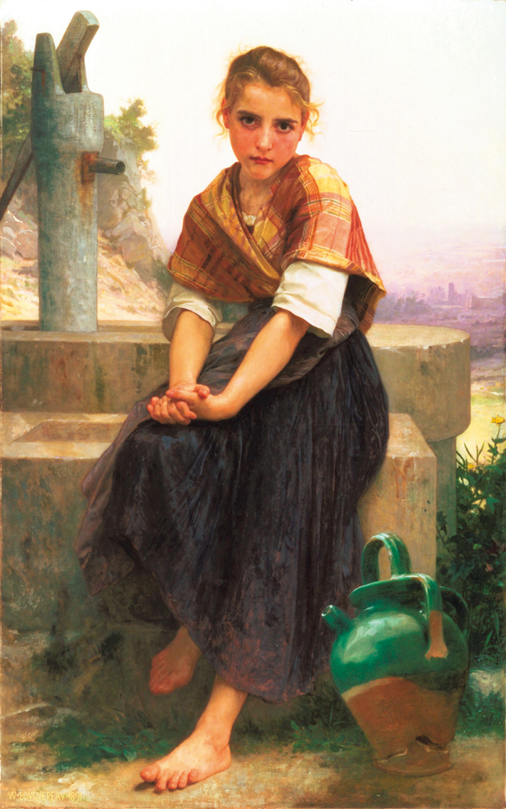  阿道夫·布格罗 Adolphe Bouguereau —— 破水罐 (2)